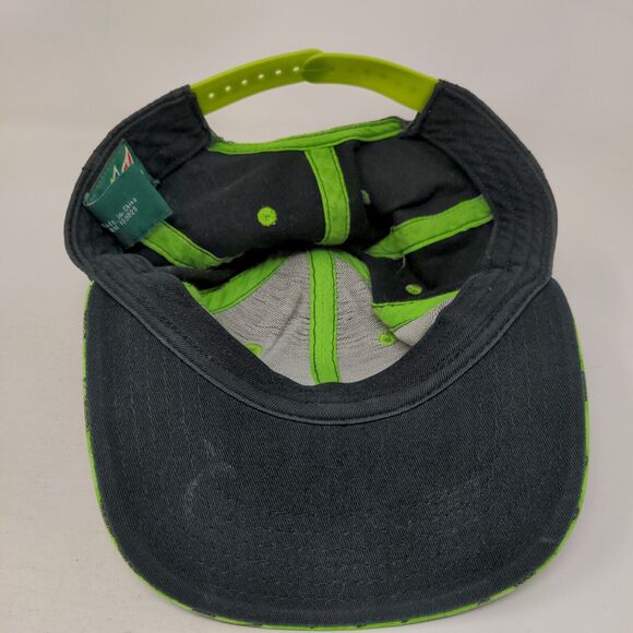 Mountain Dew Snapback Hat Multicolor One Size Adjustable Embroidered 6 Panel - Picture 6 of 7